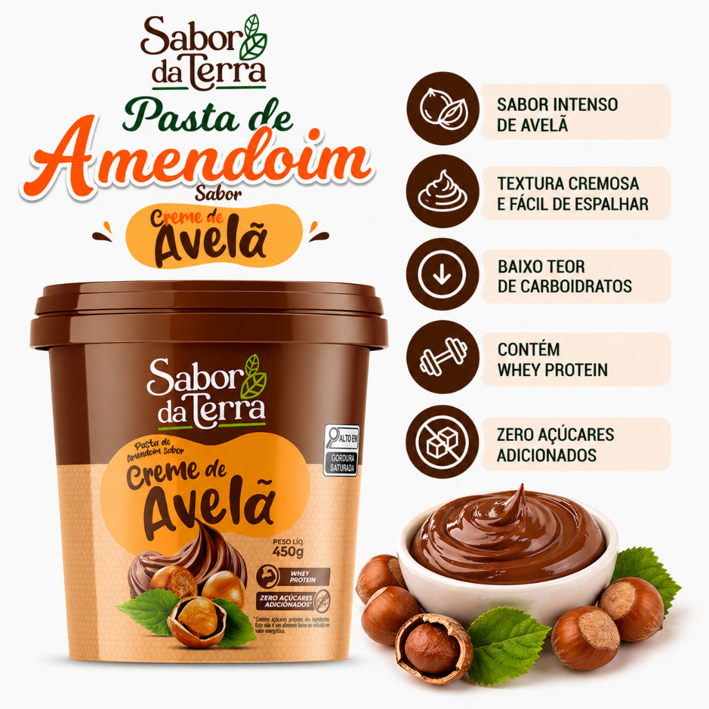 Tabela nutricional de Avelã